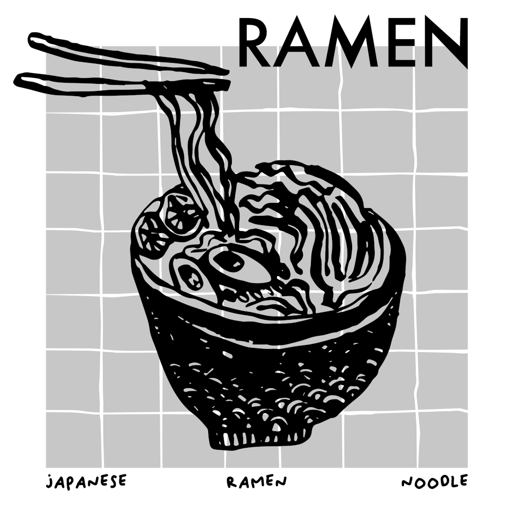 Black & White Ramen 1