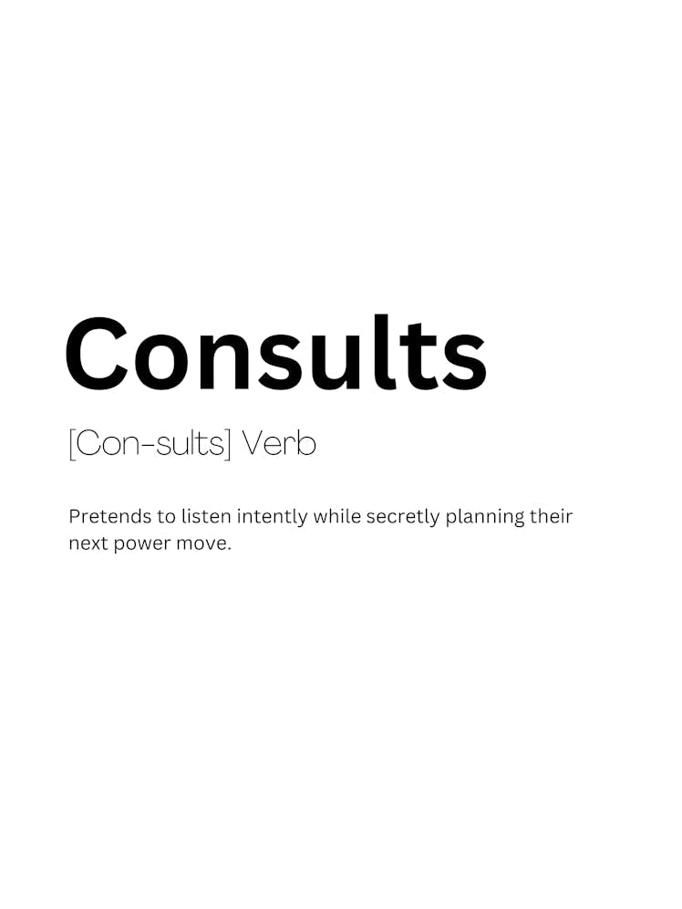 Consults Definition Meaning