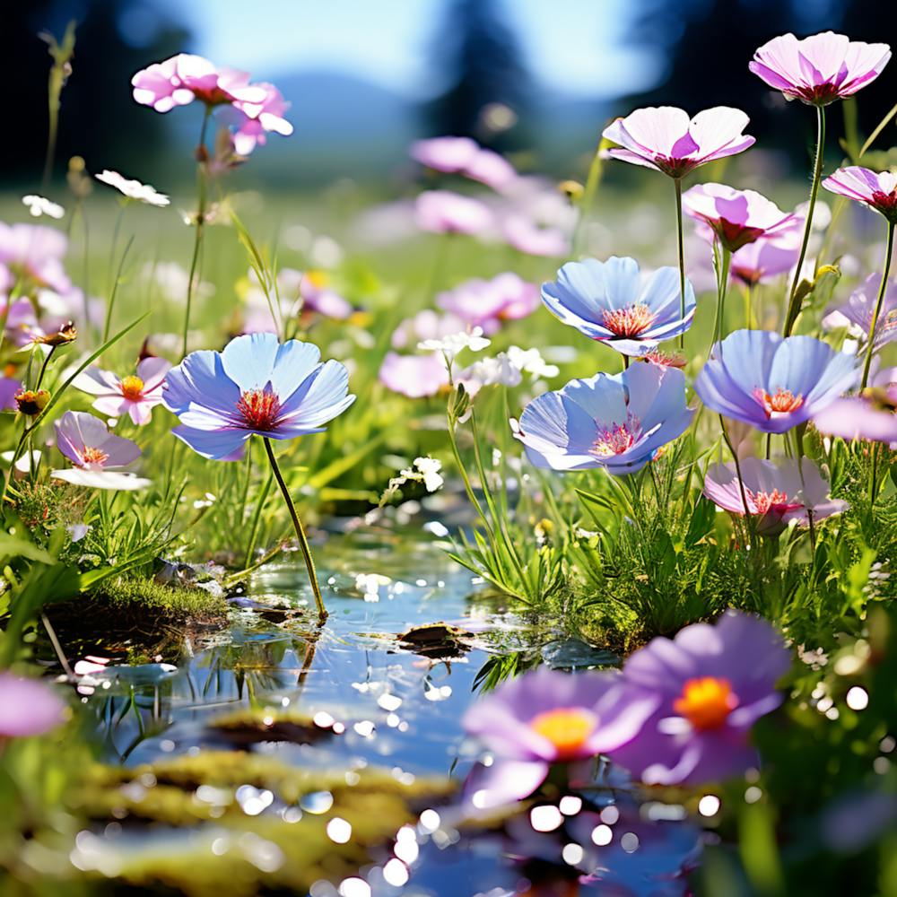 Cosmos Flowers