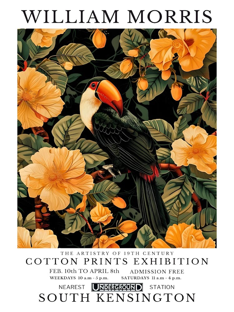 William Morris Cotton Prints Exhibition 57