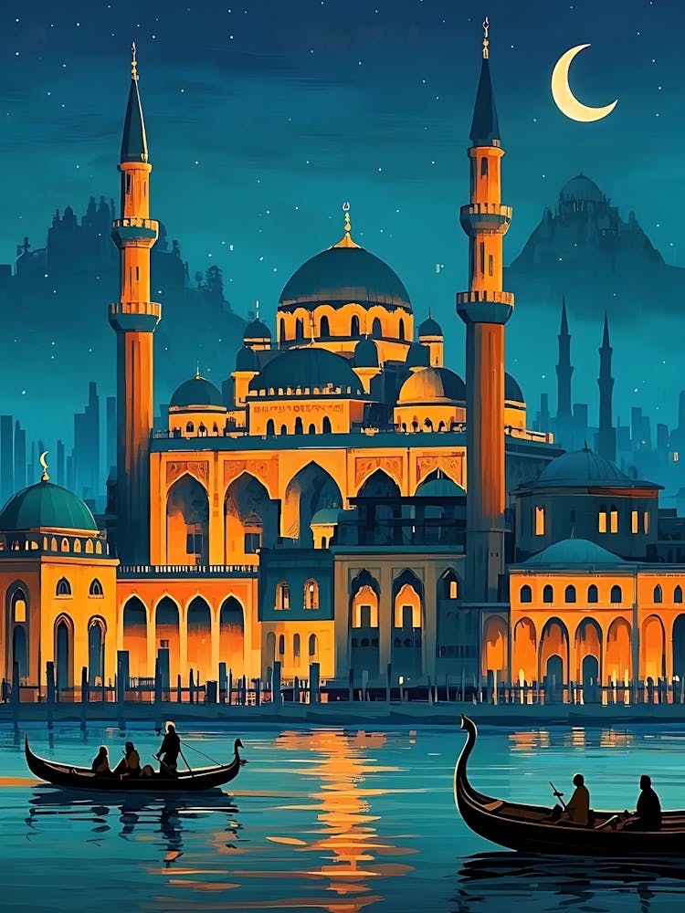 Grand Mosque at Night