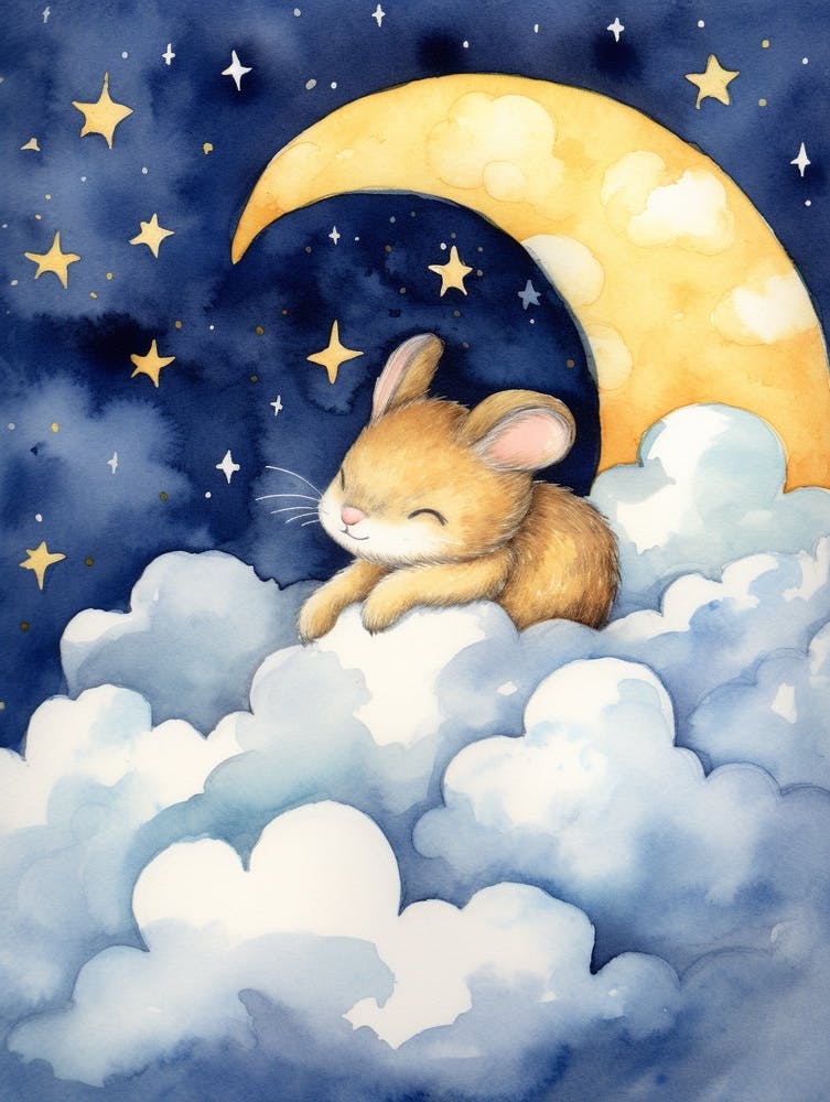 Baby Chipmunk 2 Sleeping In The Clouds