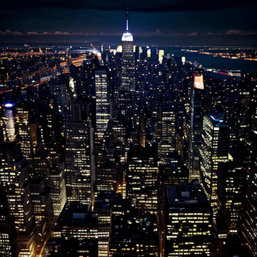 New York City Night Skyline Potrait 1276695726 (2)