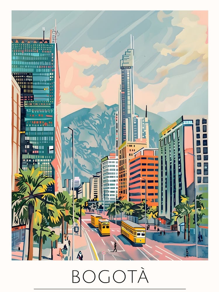 Bogota Kolumbien Stadtansicht