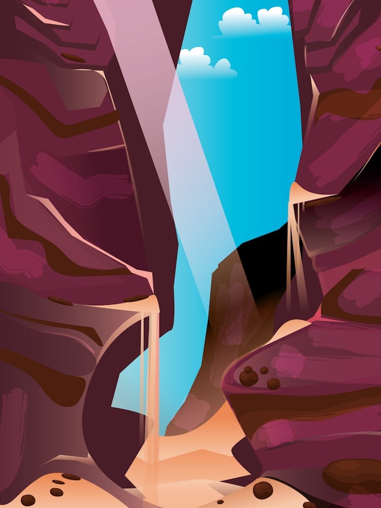 Canyons In The Desert