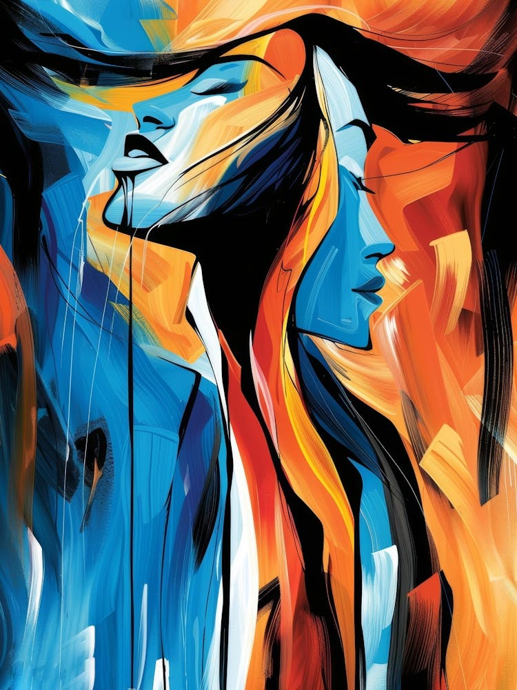 Abstract Of A Woman 64