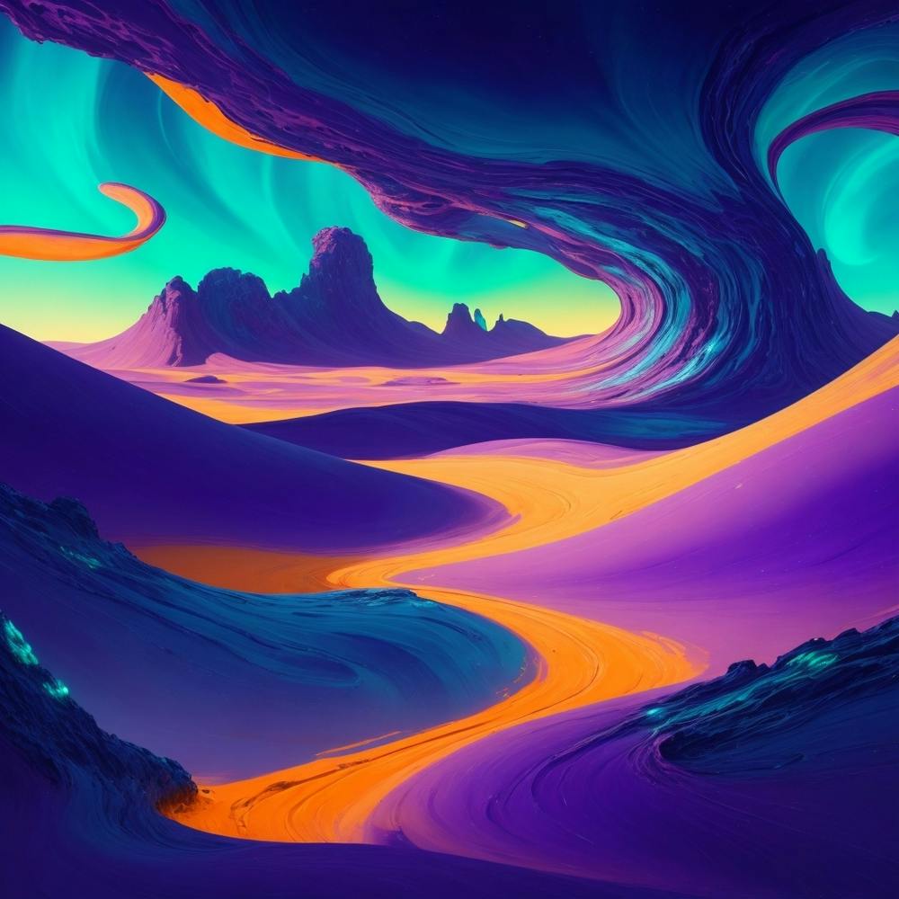 An Otherworldly Oil Painting An Ethereally 1