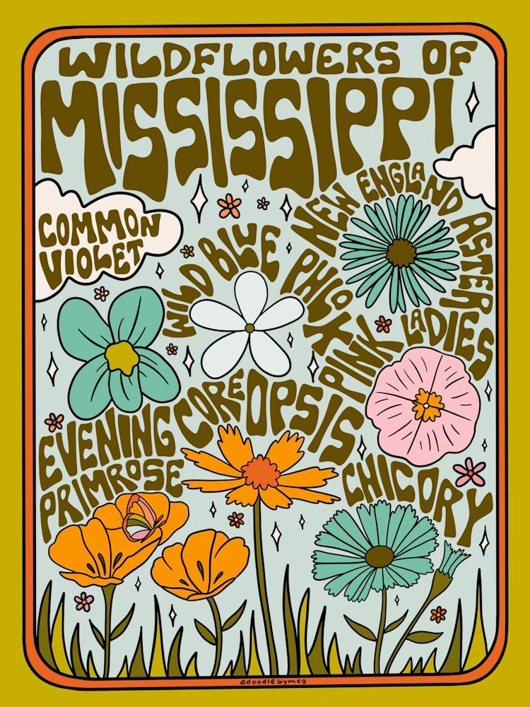 Mississippi Wildblumen