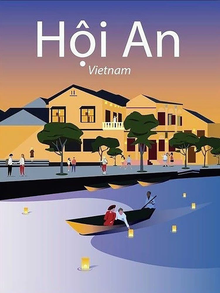 Hoi An Travel Print Hoi An Poster Vietnamese
