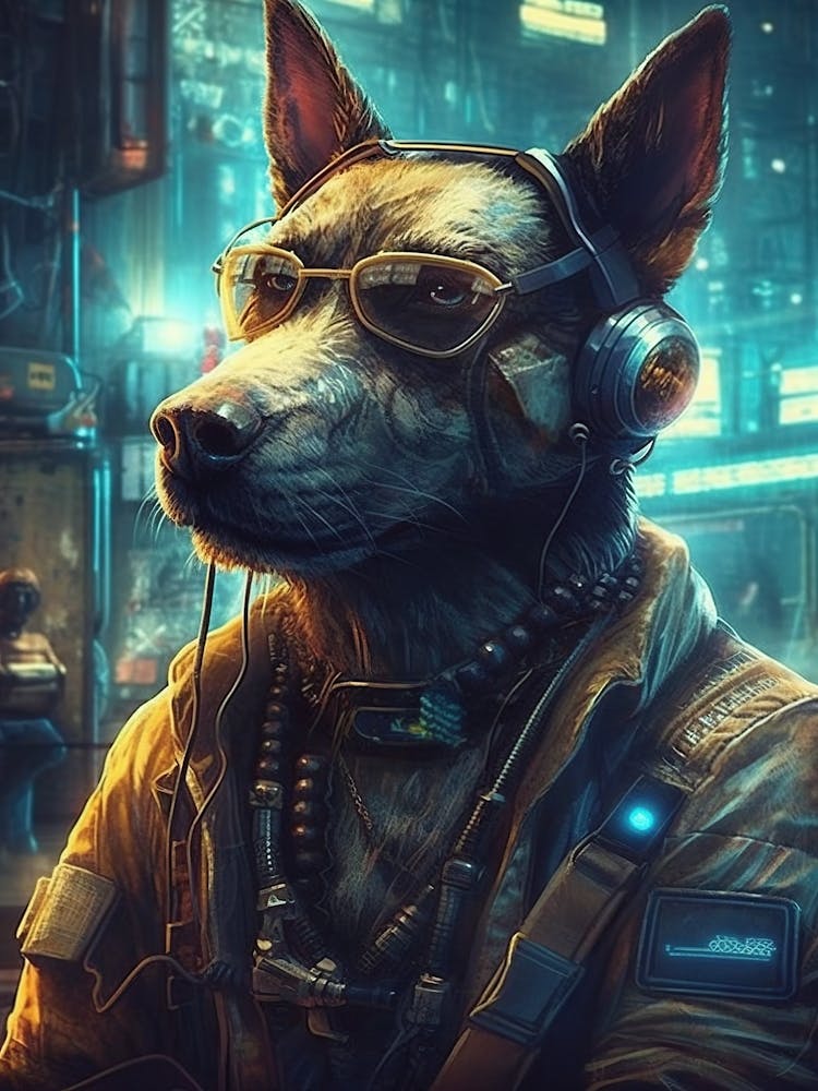 Cyberpunk Dog 12