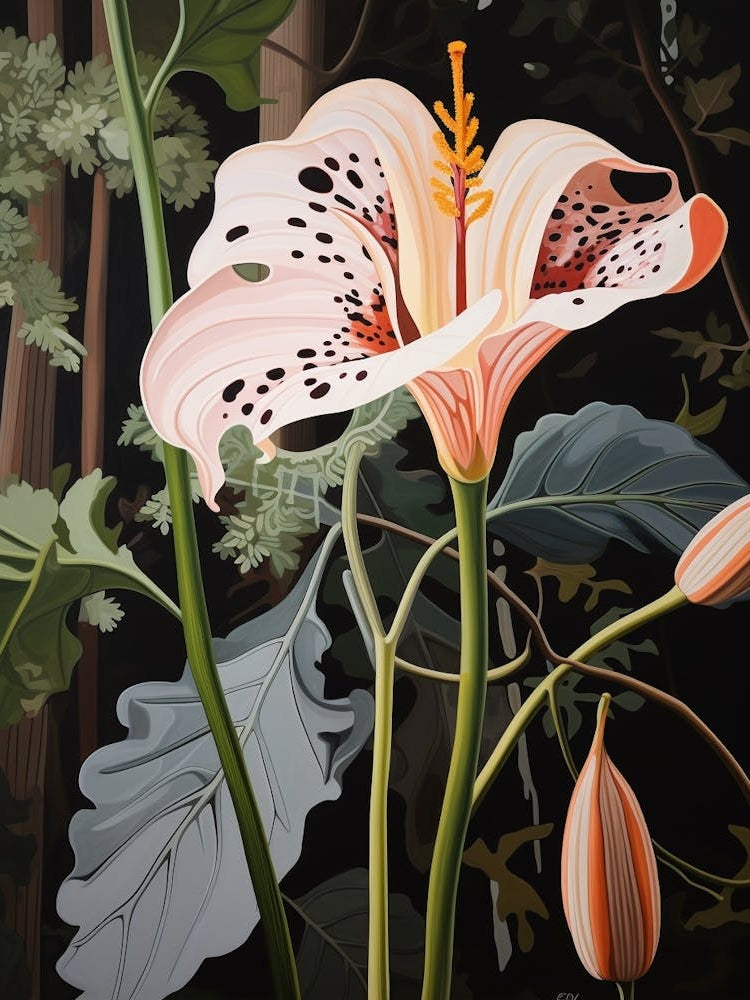 Flower Illustration Gloriosa Lily 3