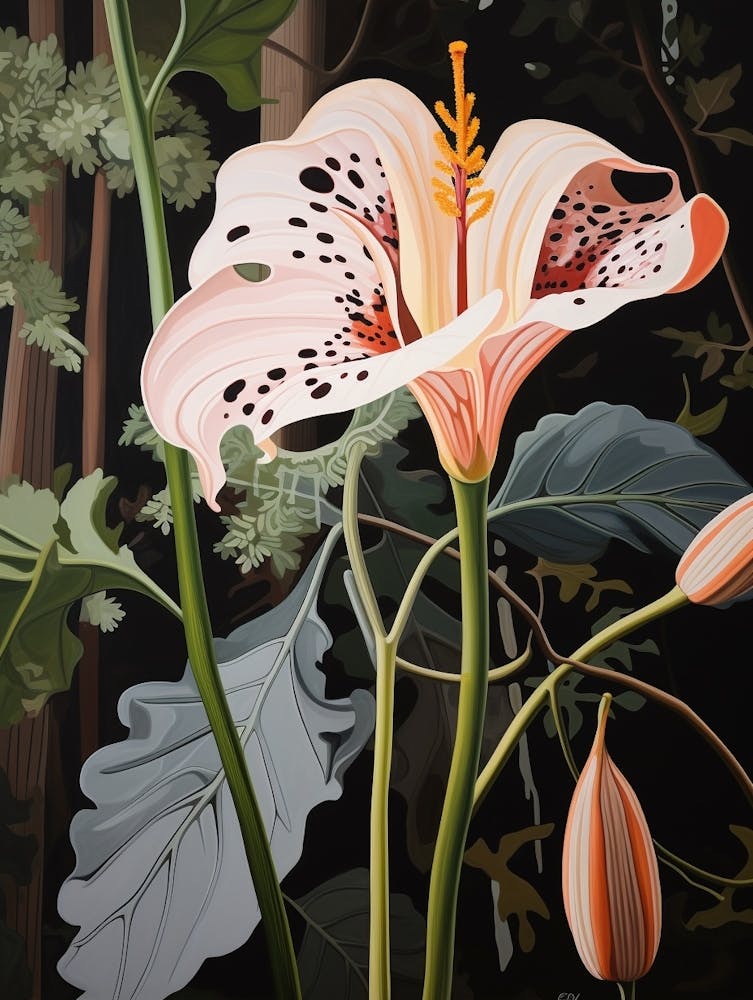 Flower Illustration Gloriosa Lily 3