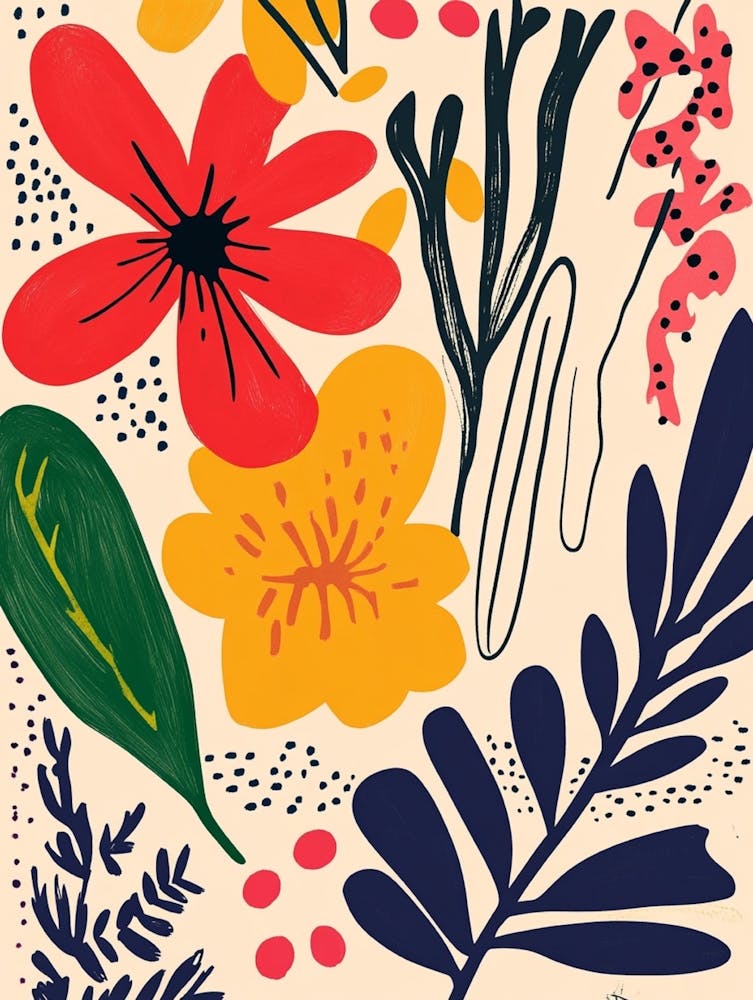 Abstract Floral Painting 24