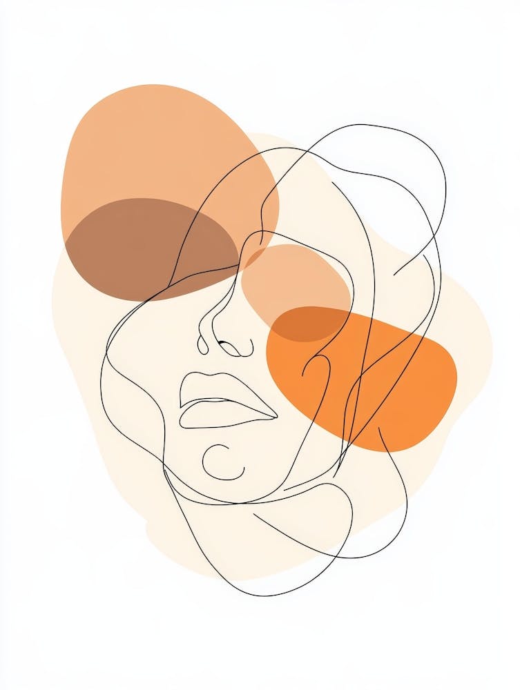 Abstract Portrait Of A Woman 110