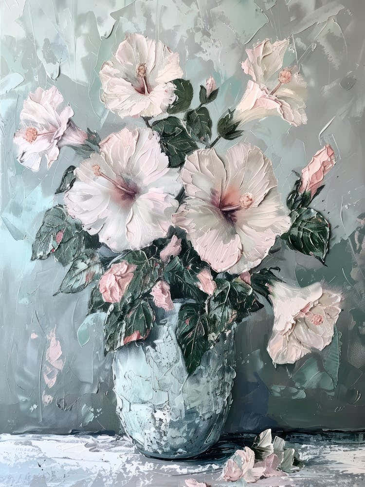 A World Of Flowers Hibiscus 4 Painting
