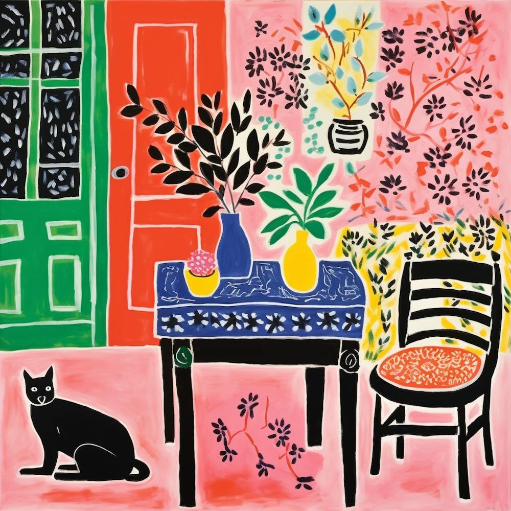 Cat In The Dining Room 9