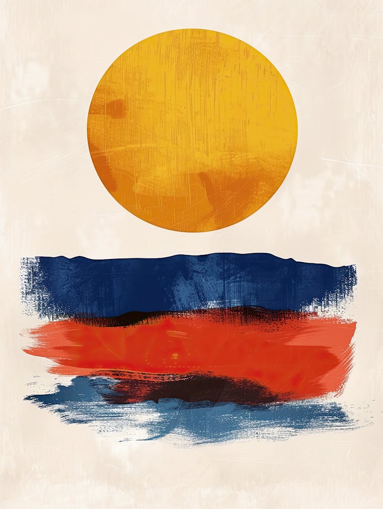 Coucher de soleil dans le ciel