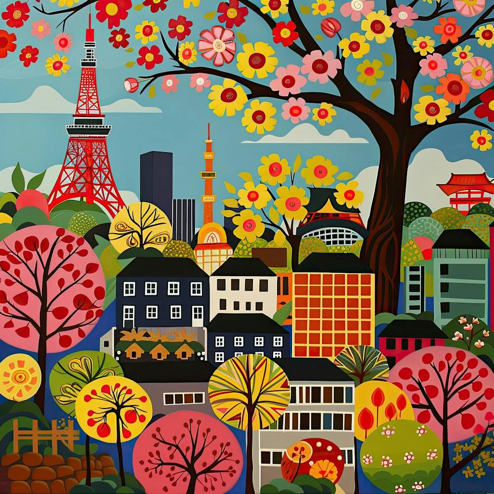 Kids Travel Illustration Tokyo 4