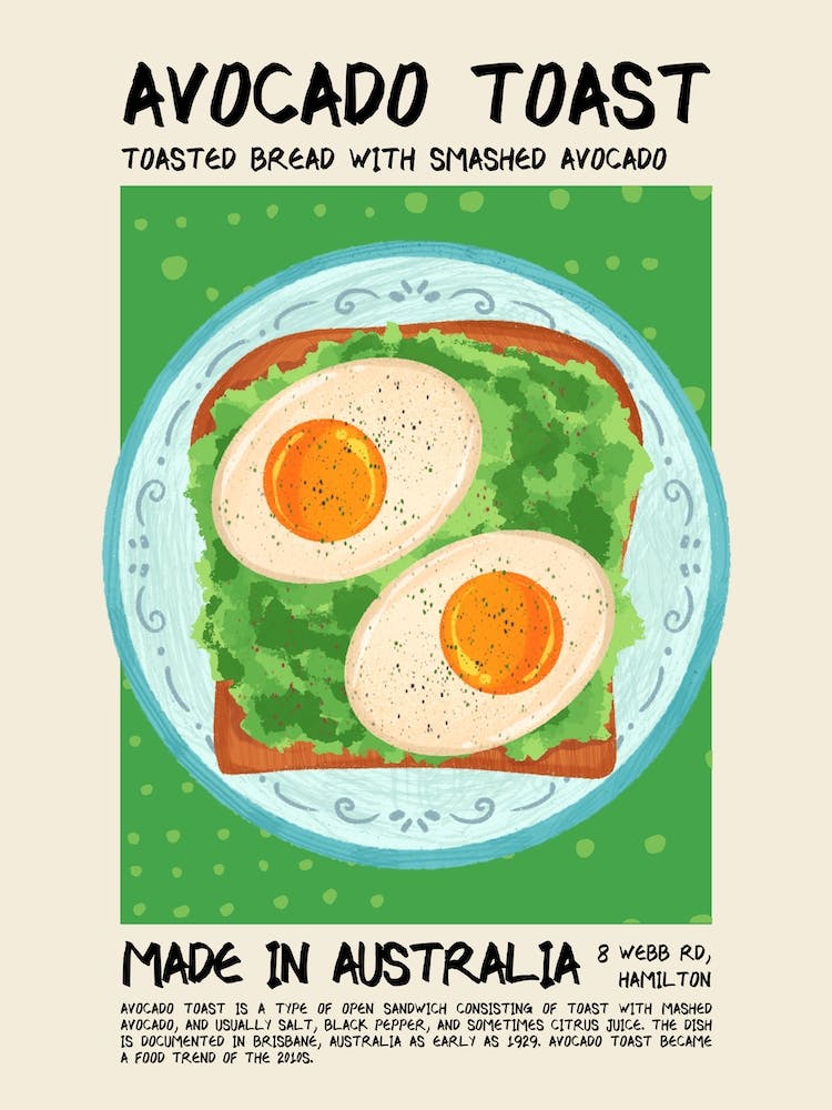 Avocado Toast Green