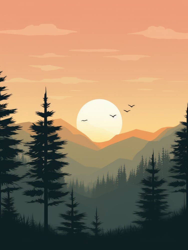 Sunset In The Mountains 8