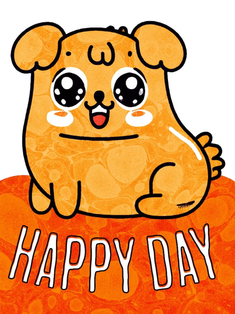 Happy Day Kawaii Puppy