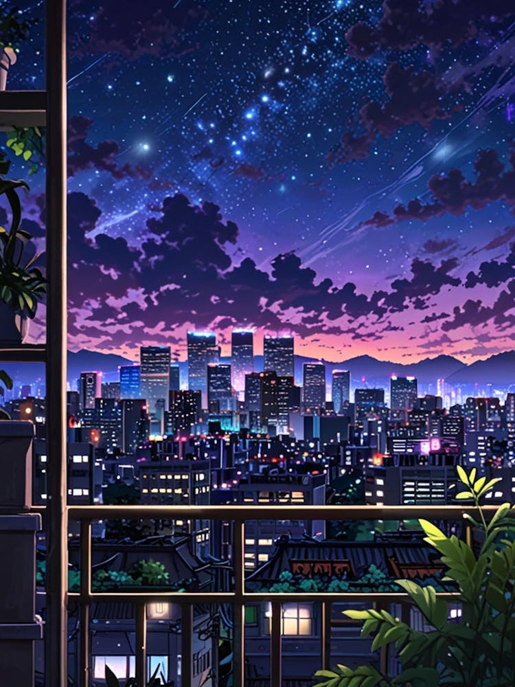 Night Sky Anime aesthetic 20