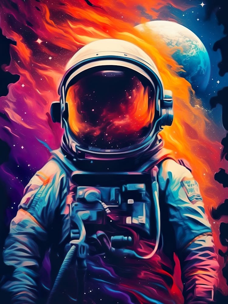 Astronaut - Peinture