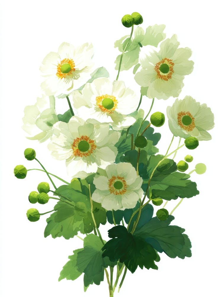 White Anemones 6