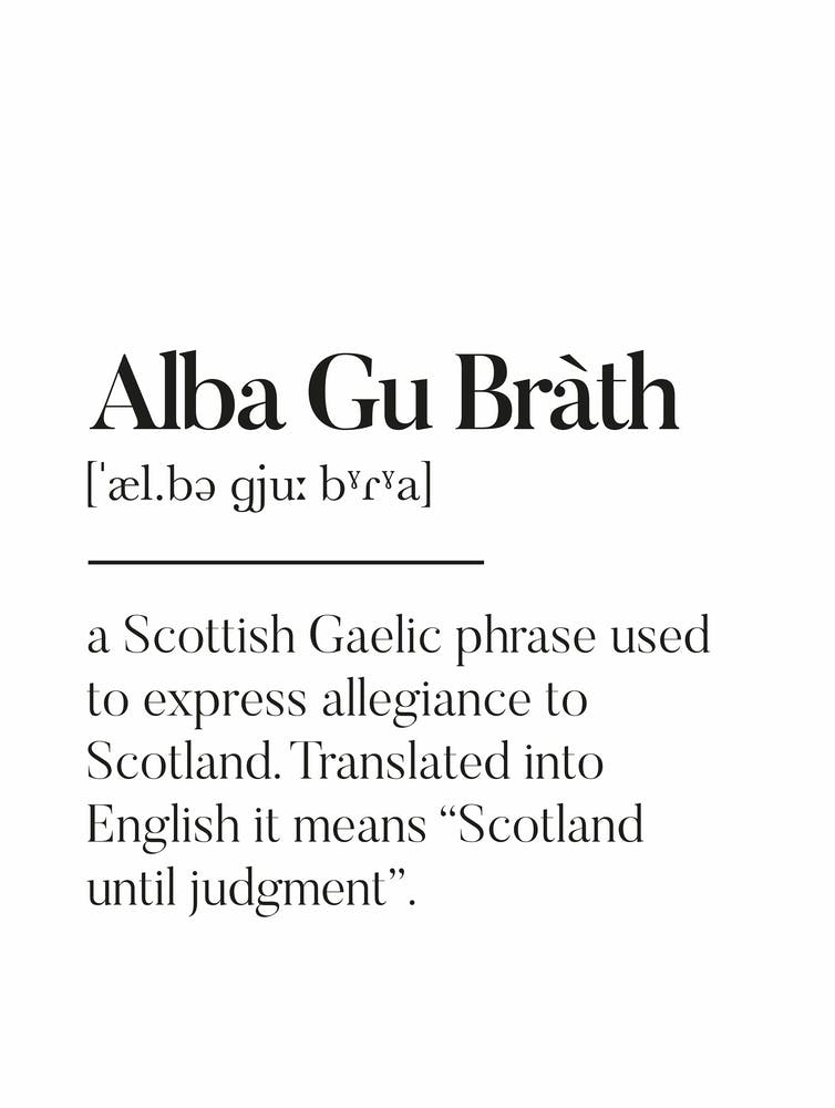 Alba Gu Brath Scottish Slang Definition Scots Banter