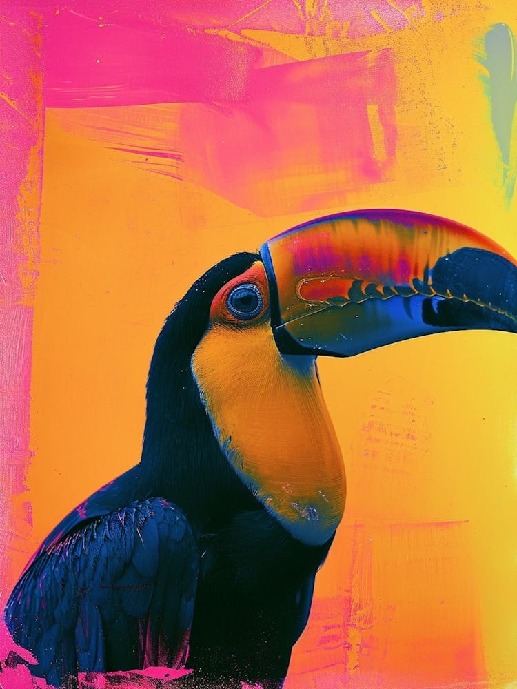 Polaroid Inspired Toucans 1