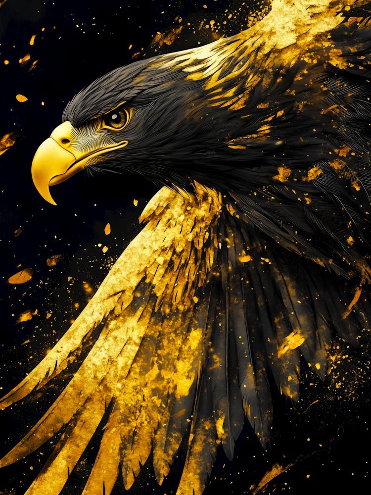 Golden Eagle animal art