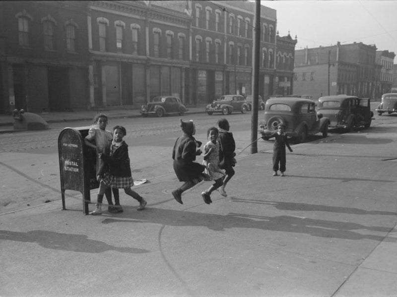 Children, South Side Of Chicago, Illinois By Russell Lee