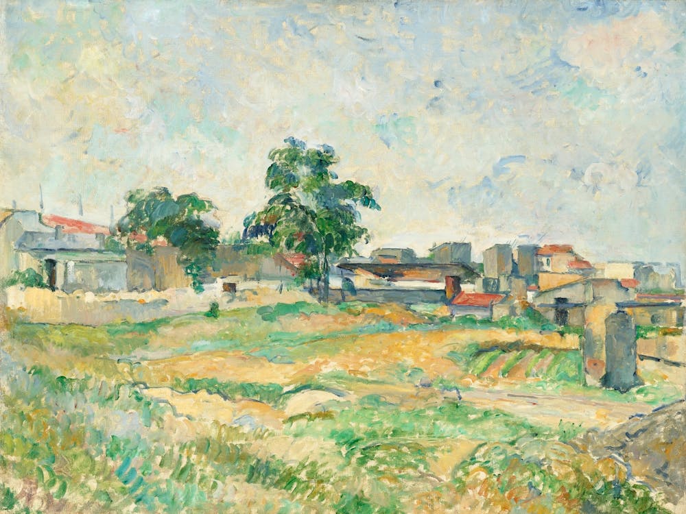 Landscape Near Paris, Paul Cézanne