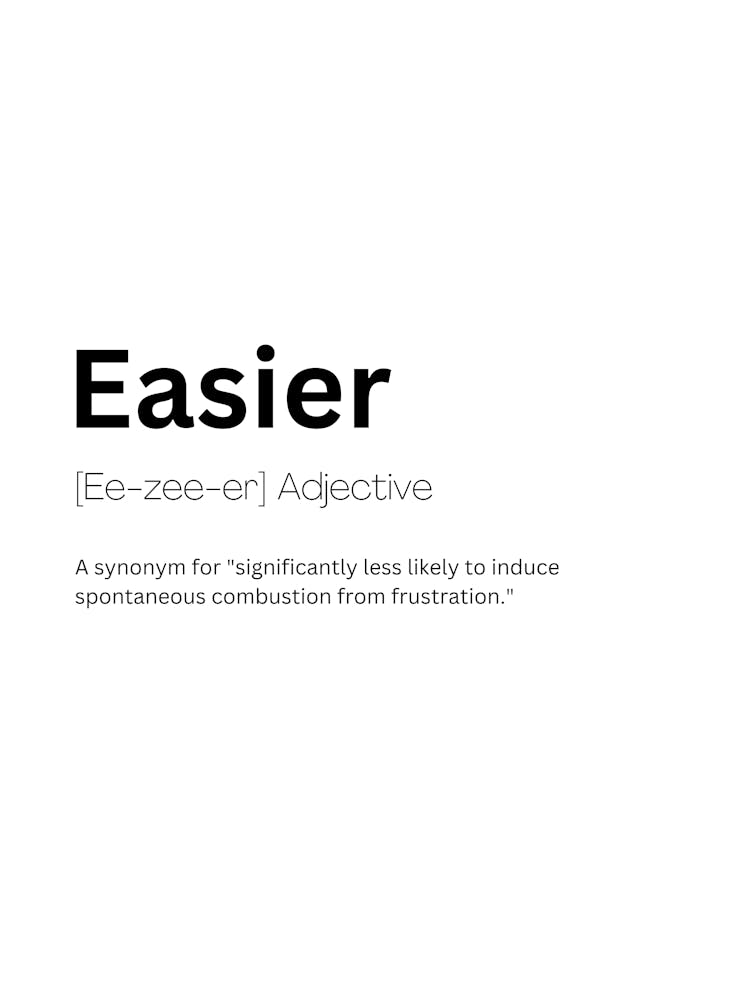 Easier Definition Meaning