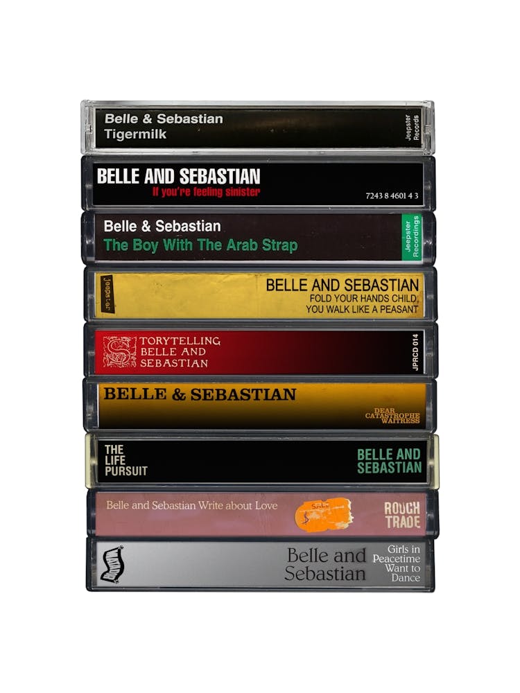 Belle And Sebastian - Music Poster - Albums on Cassette Print
