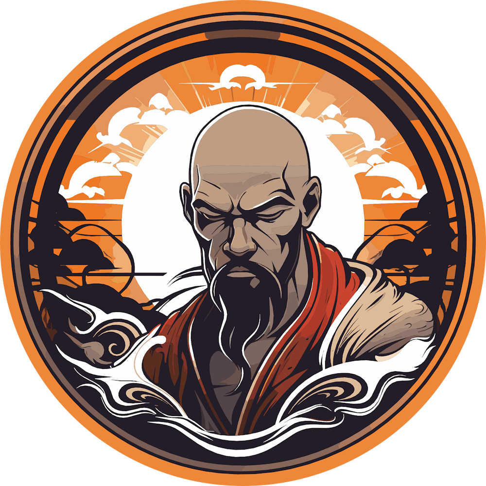 Wiseman Symbol Sign Logo Round