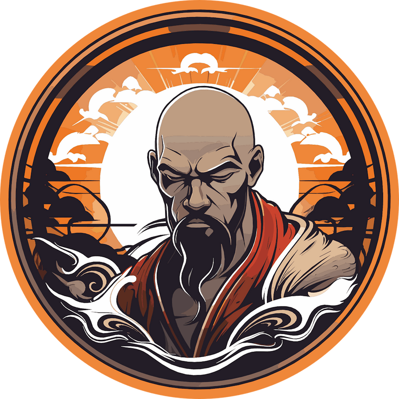 Wiseman Symbol Sign Logo Round