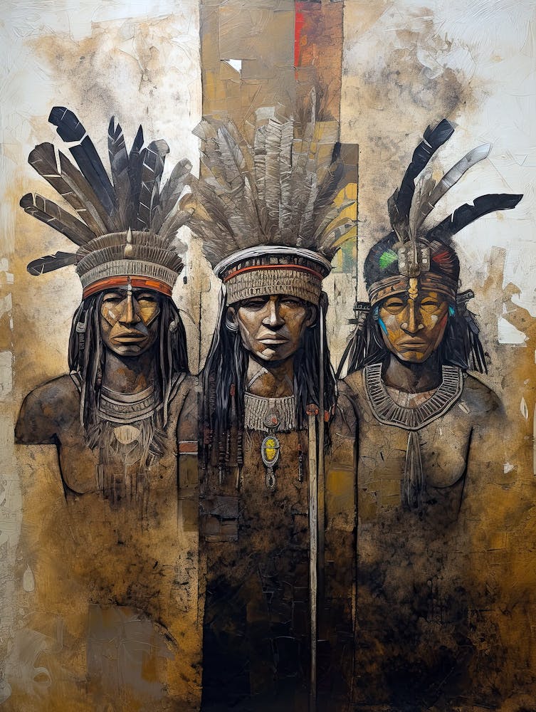 Three Native Americans