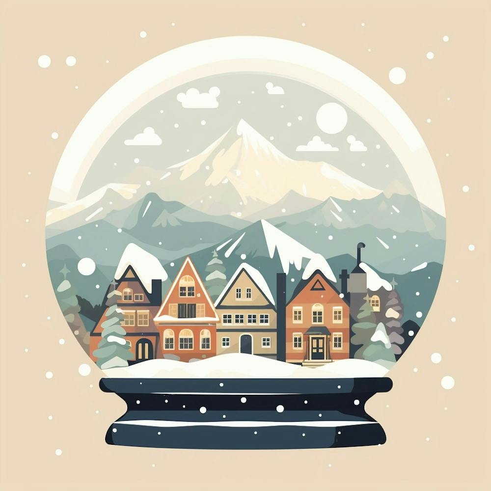 Troms Norway 2 Snowglobe