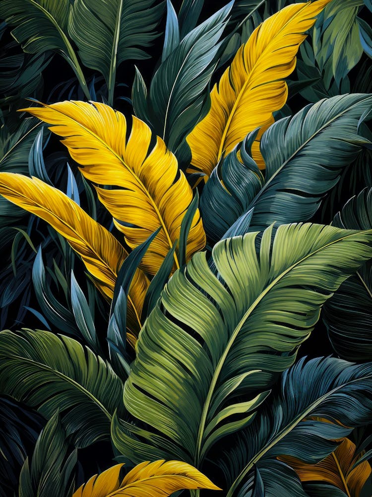 Tropical Leaves Wallpaper nature flora