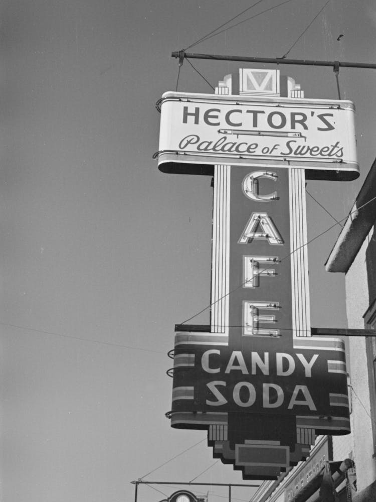 Sign, Crosby, North Dakota By Russell Lee