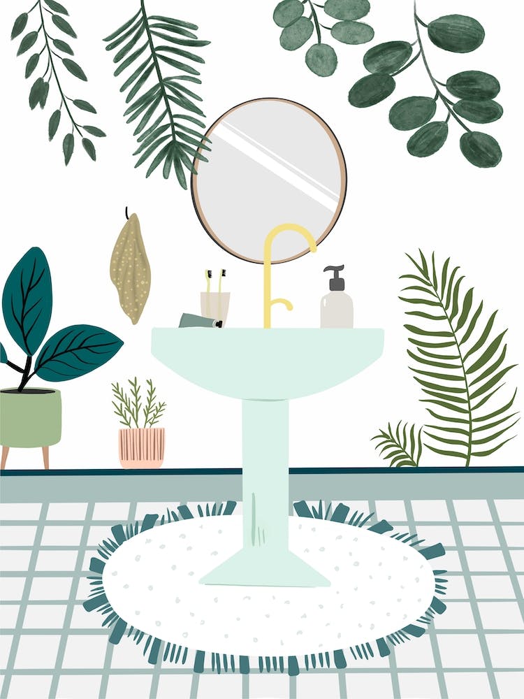 Illustration Bathroom