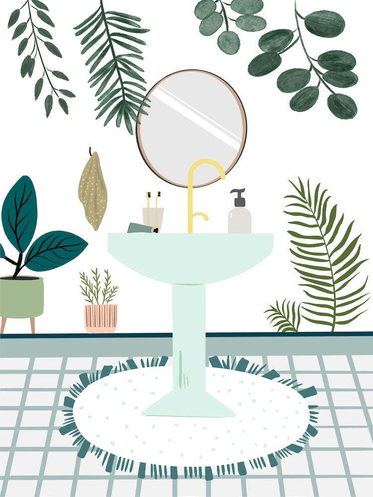 Illustration Bathroom