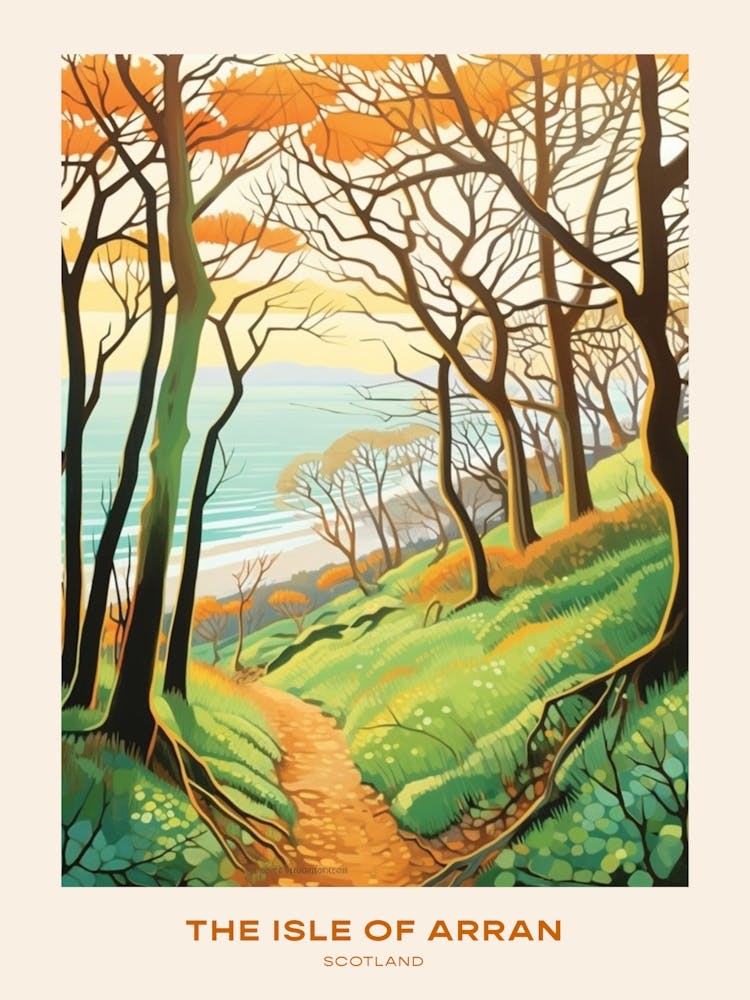The Isle Of Arran Scotland 2 Hike Poster