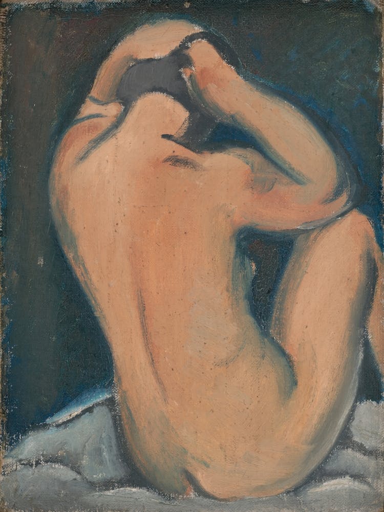 Study Of A Nude, Mikuláš Galanda
