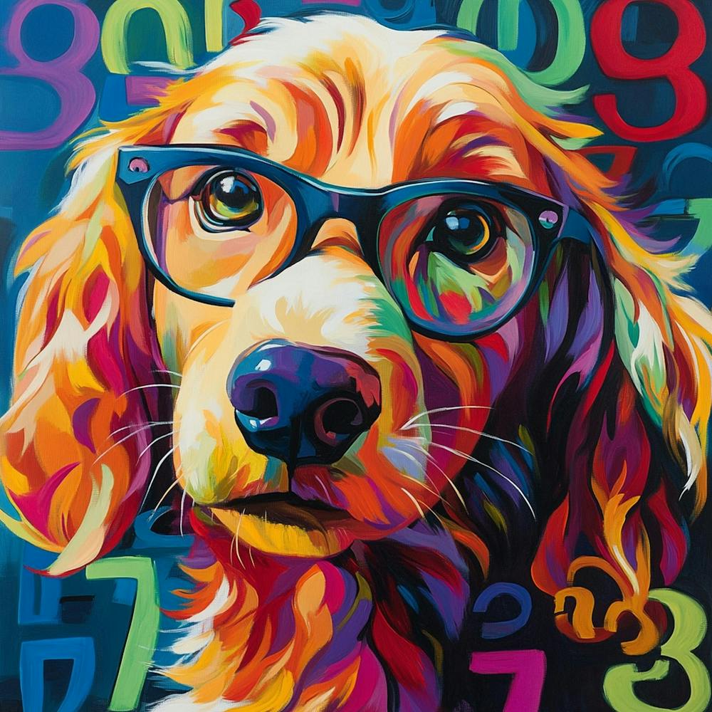 Dog With Glasses
