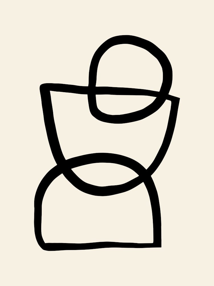 Abstract Beige Art Poster_1981634