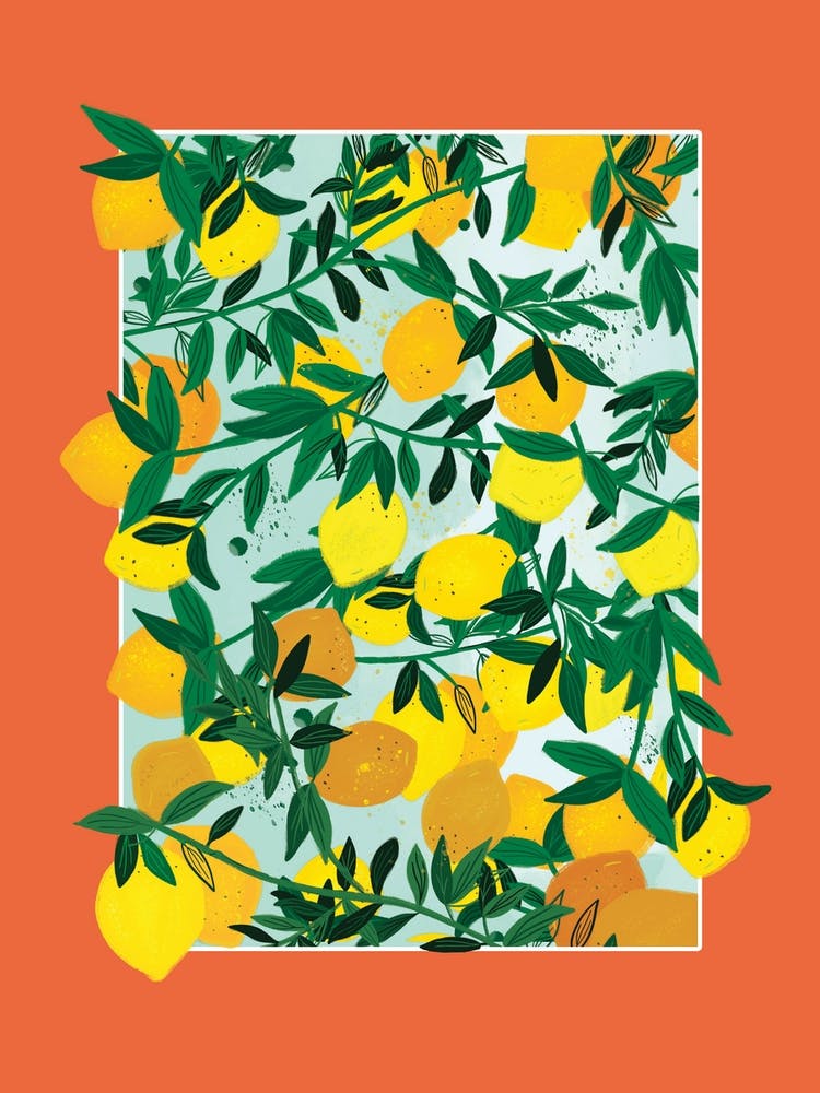 bright Orange Lemons