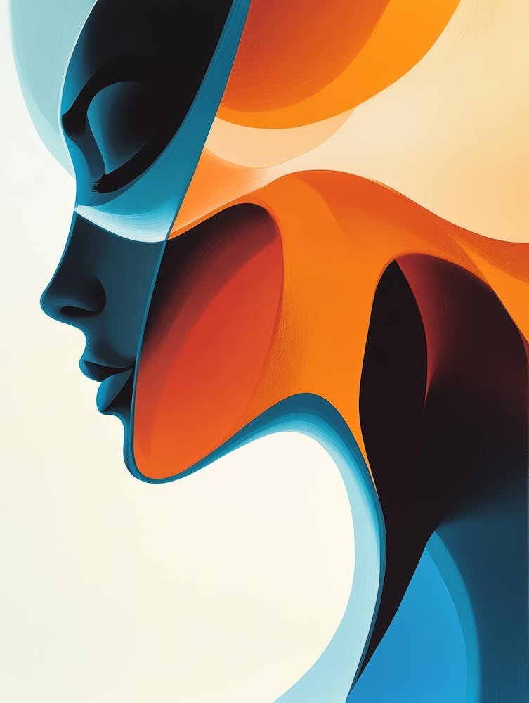 Abstract Portrait Of A Woman 115