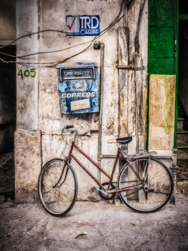 Bicycle And Post Box